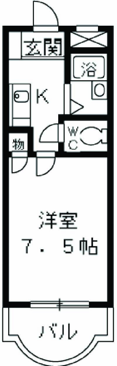 エトワール上条の間取り
