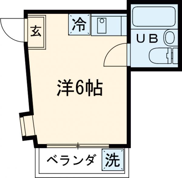 メゾンドール用賀B棟の間取り