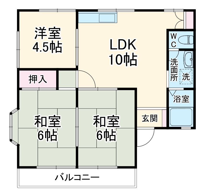 サンタマダレーナの間取り