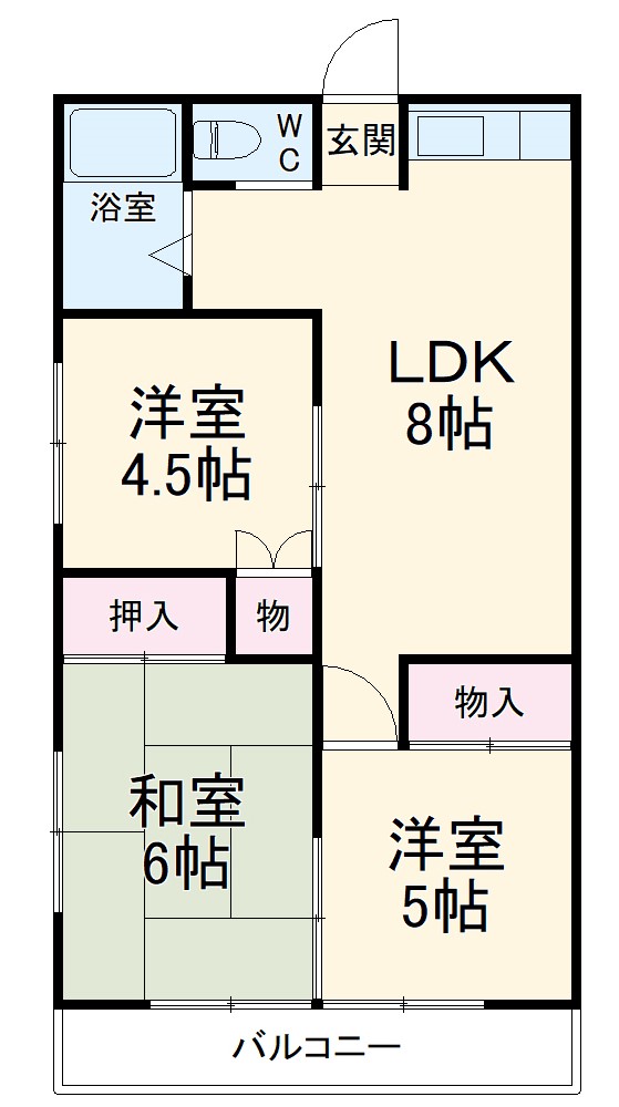 ハイム大京の間取り