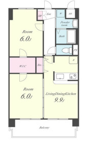 クウィンス トキワ ウラワの間取り