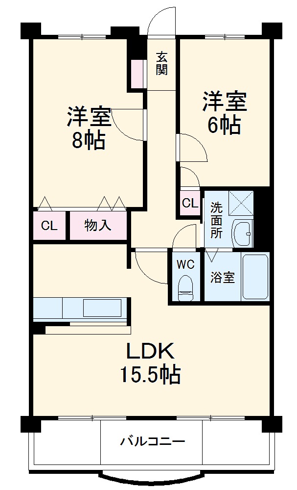 Bolson Tの間取り