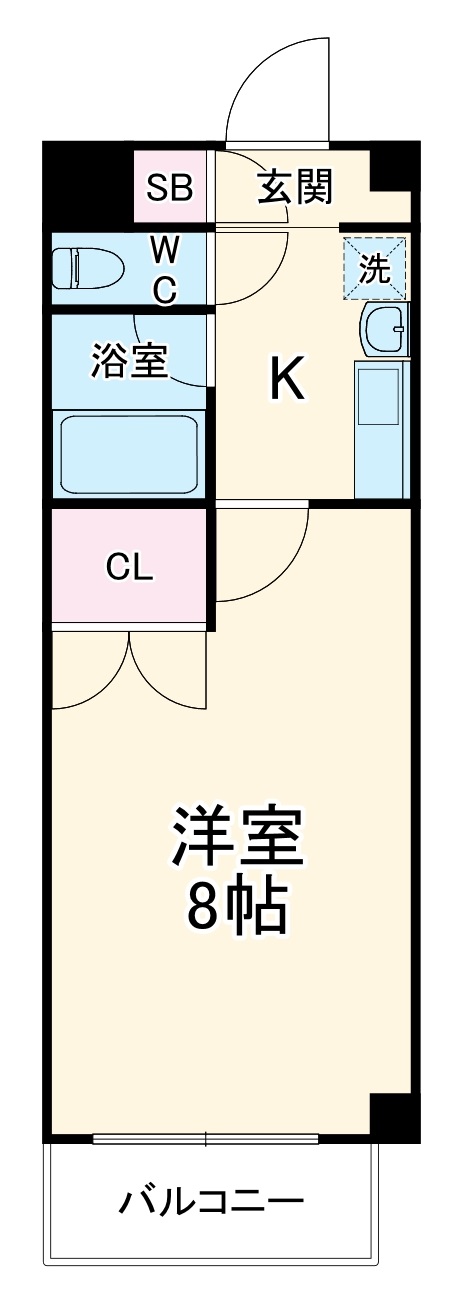 レージュ松原の間取り
