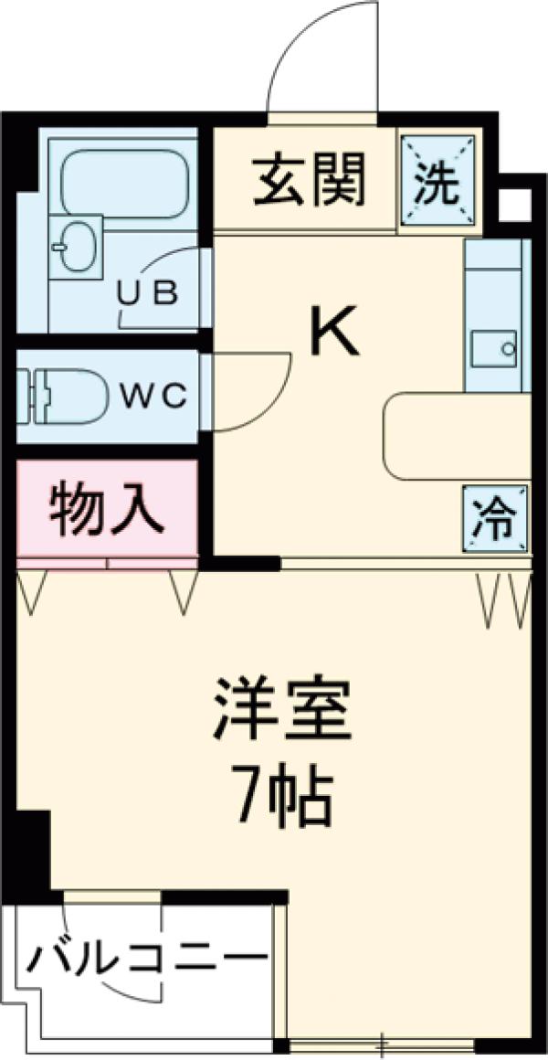 ピアレジアオヤマⅤの間取り