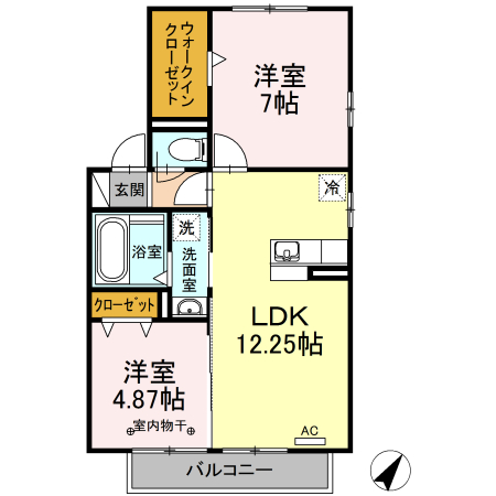 リヴェールの間取り