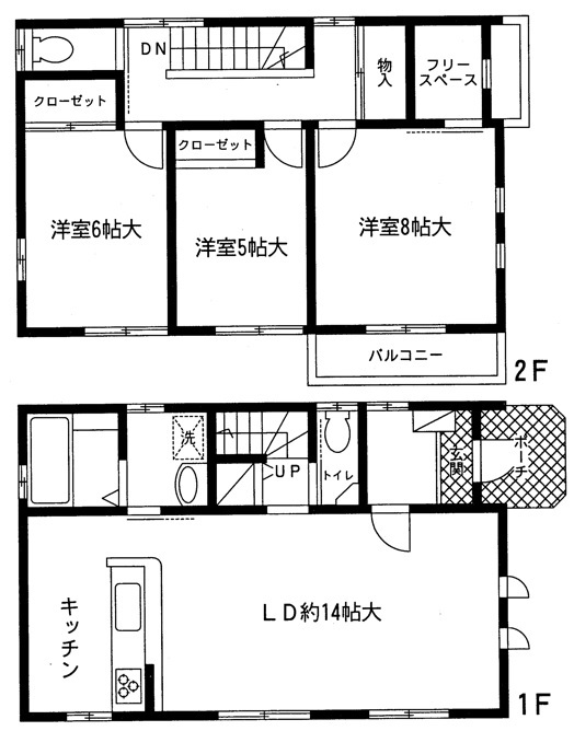 河津様一戸建ての間取り