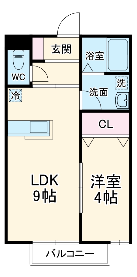 ヴィヴァーチェBの間取り
