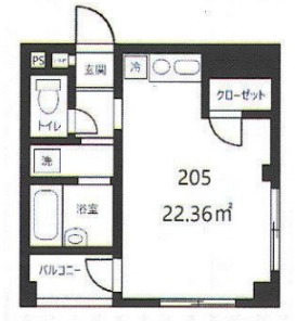 テック西ヶ原の間取り