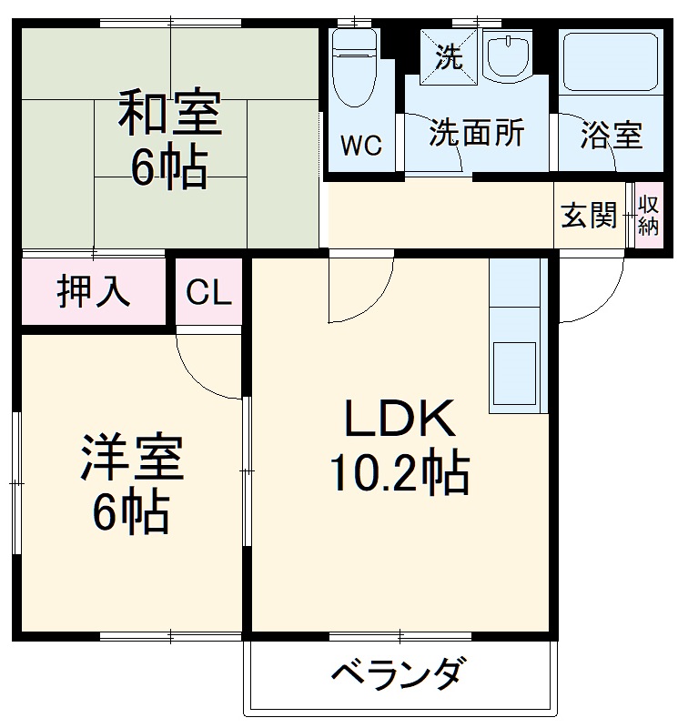プライムコート富塚の間取り