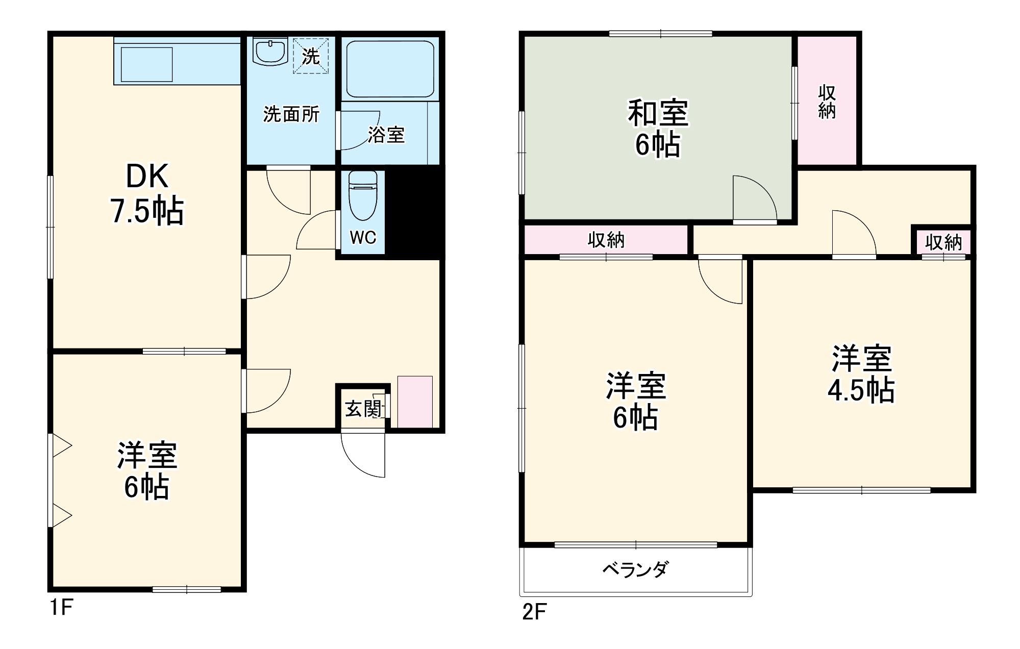 テラスファンタジーの間取り