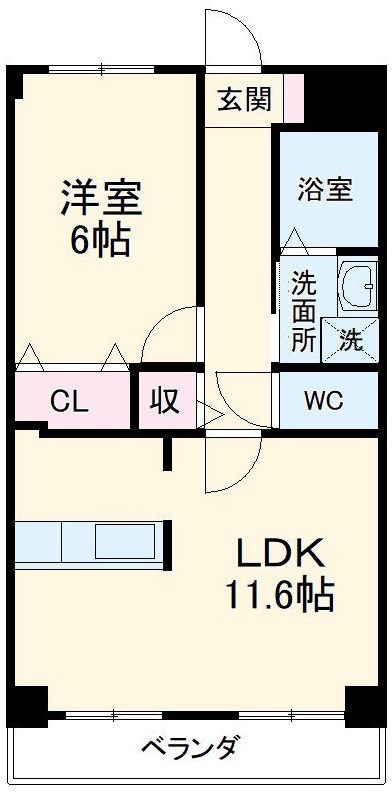 リアライズ稲永駅前の間取り