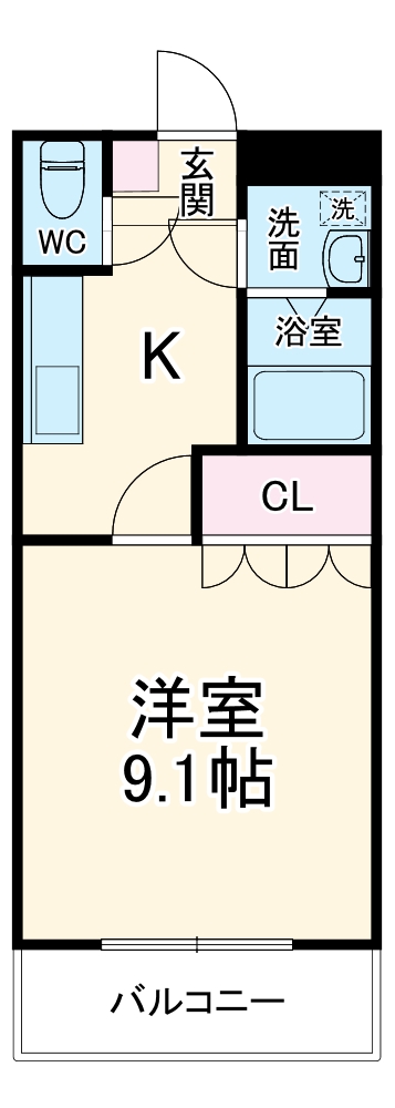 ベルローズの間取り