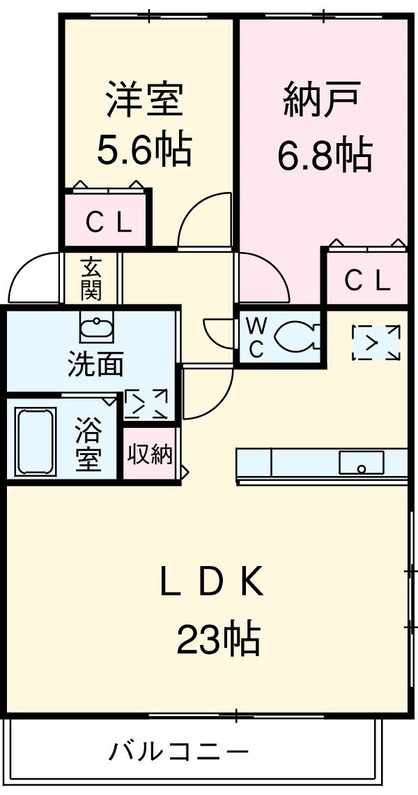 アビーロードⅠの間取り