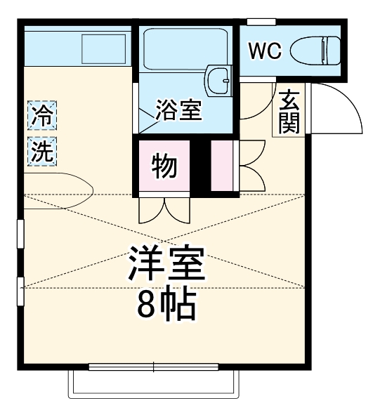 ハイツフィールドの間取り