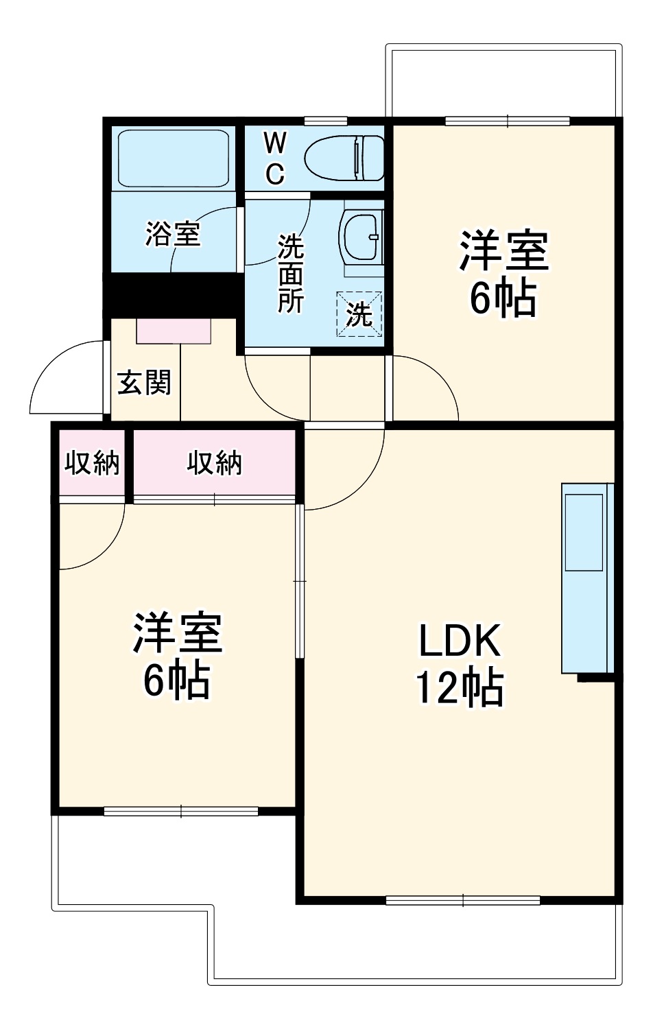サントピアⅡの間取り
