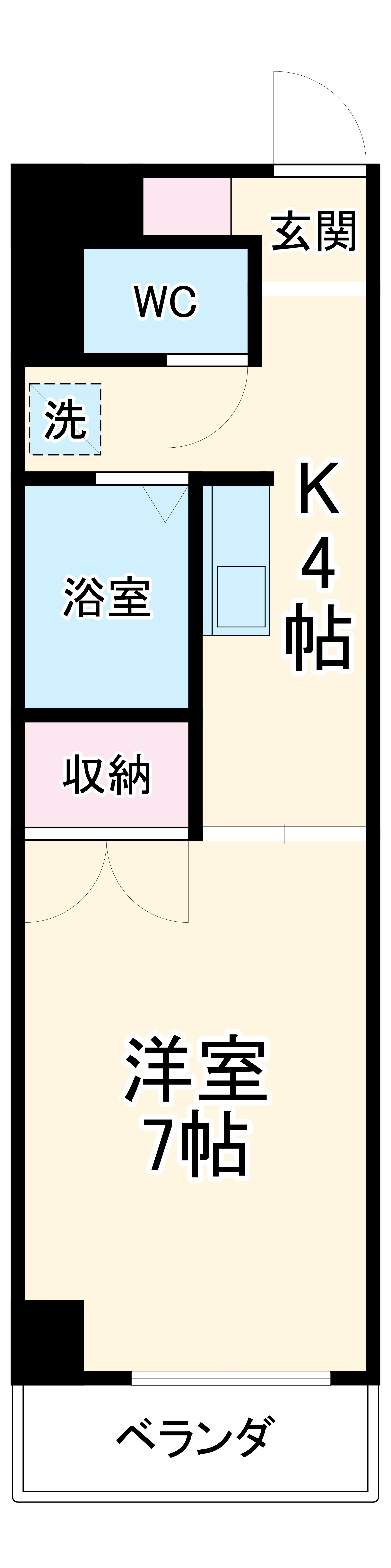 アルシオネ近藤の間取り