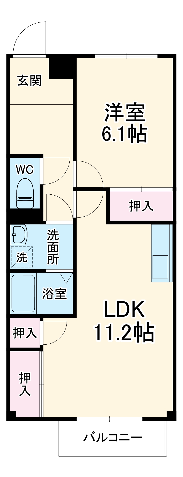レジデンス正木の間取り