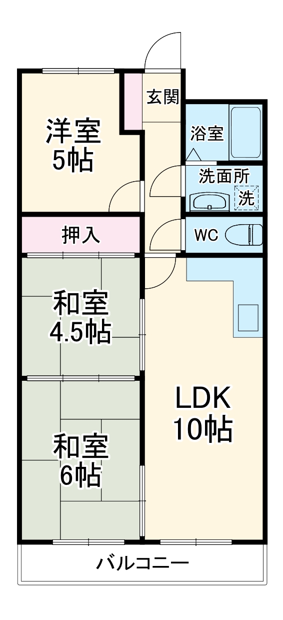 グランドメゾン四日市の間取り