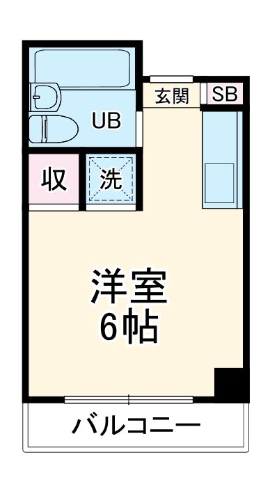 丸英行徳コーポの間取り