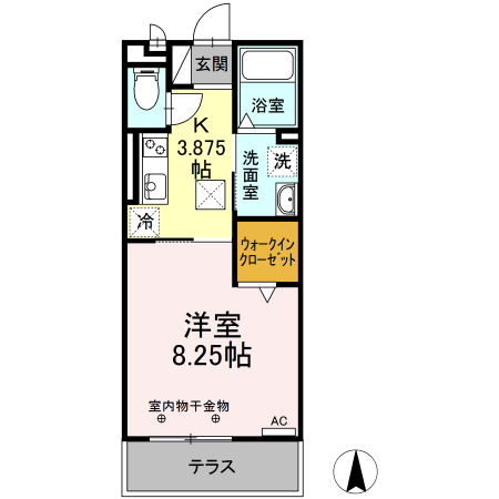 サンウィング　A棟の間取り