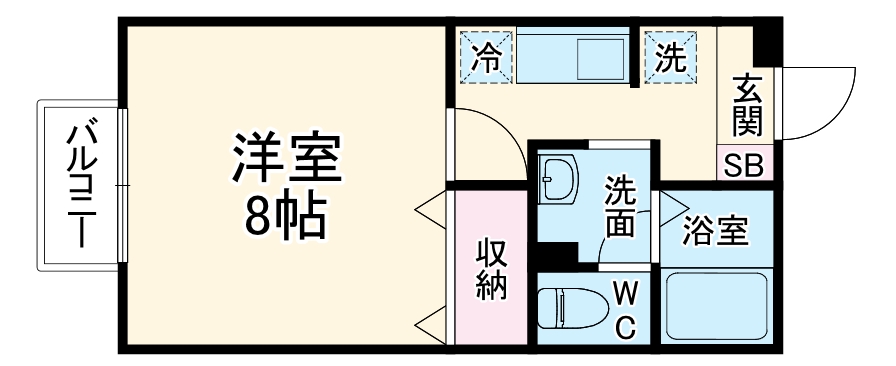 セジュールウィル Cの間取り