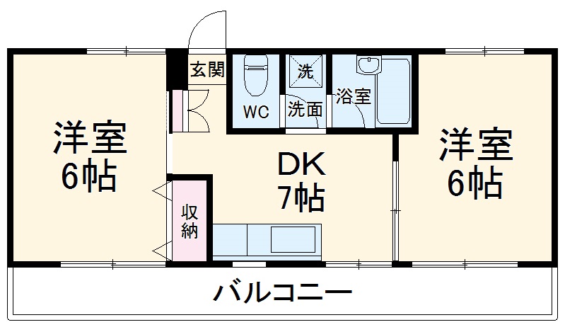 レジデンス日広の間取り