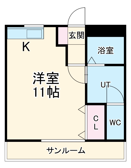 ハイツエクセル21の間取り