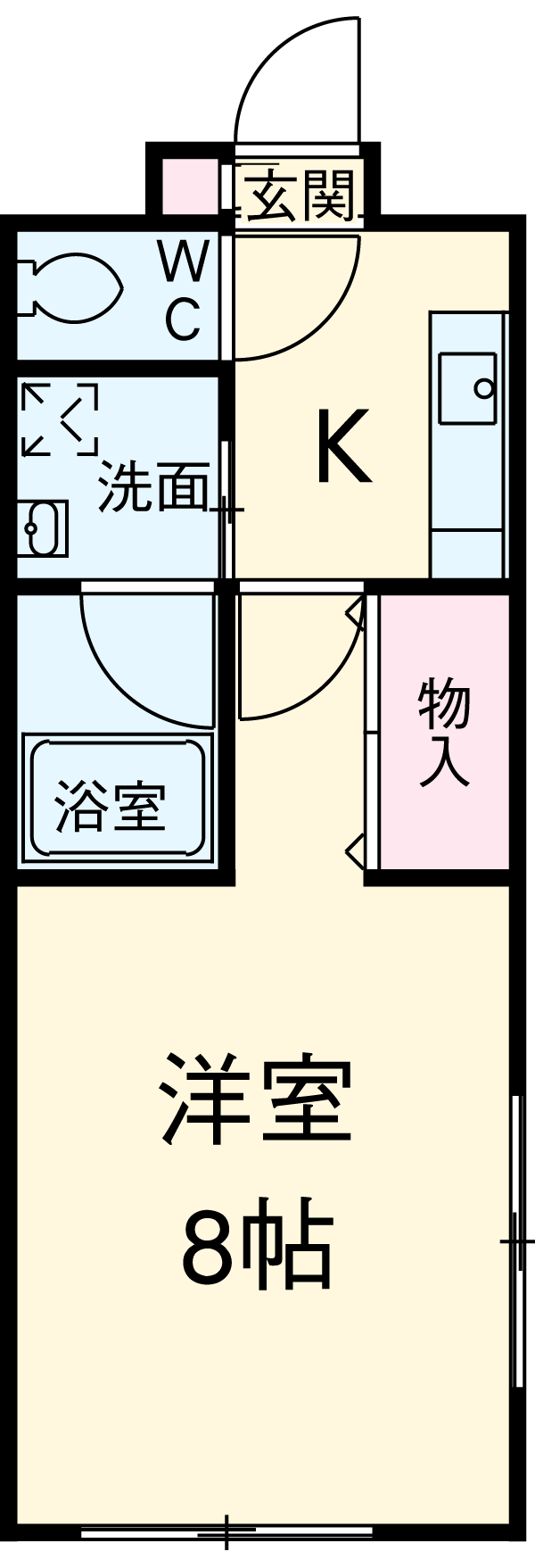 ベクヴェーム・ラウムの間取り