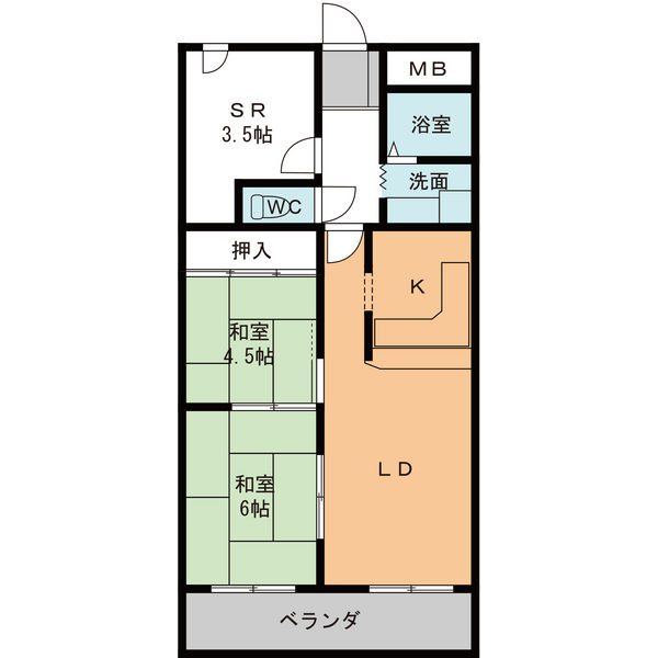 メゾン太平洋の間取り