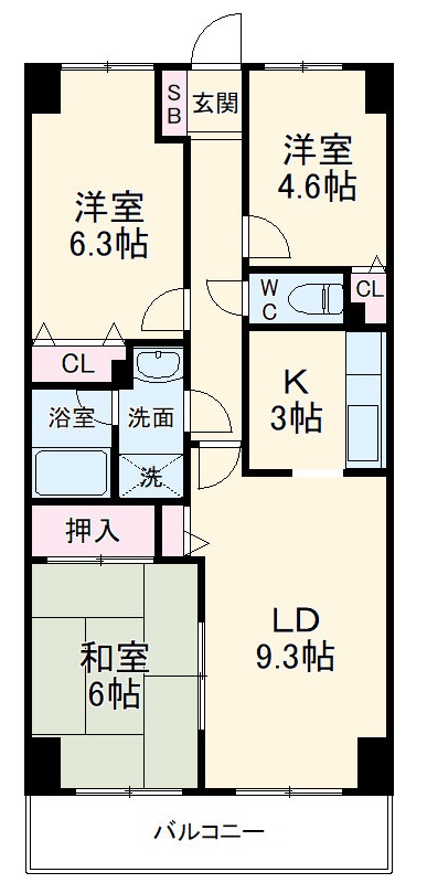 ガーデンシティ金沢文庫の間取り