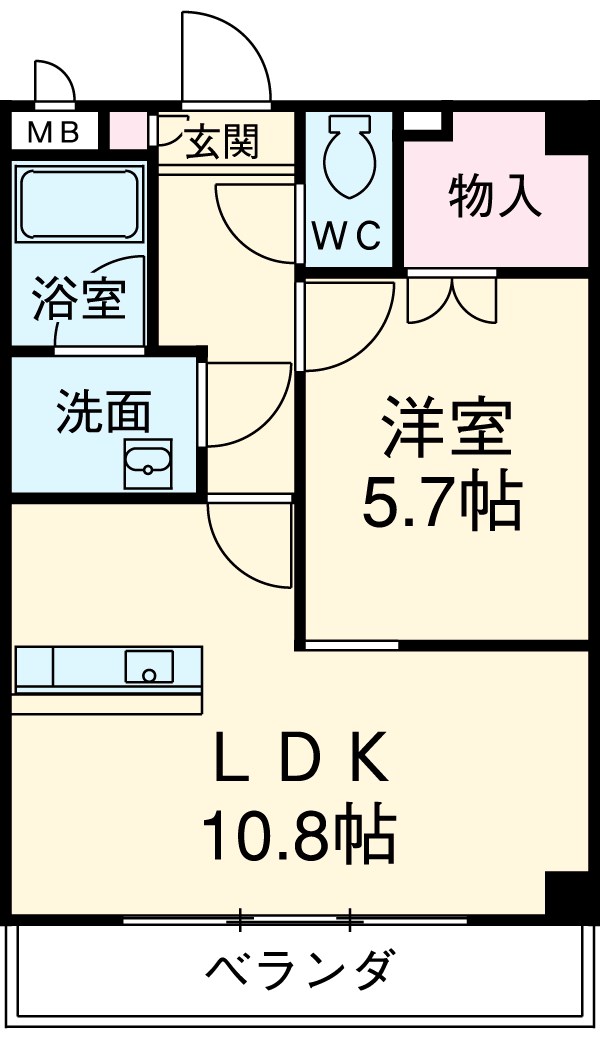 グリーンフィールズ大進の間取り