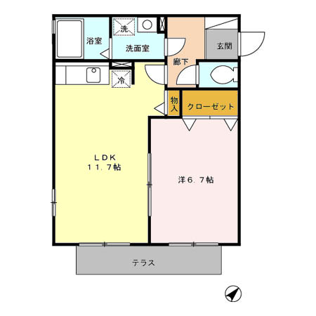 リヴェールの間取り