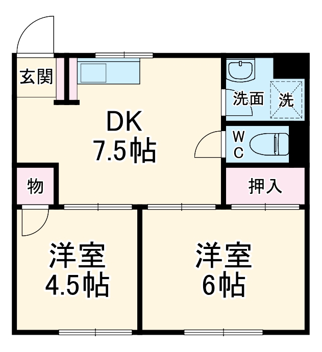 八まきビルの間取り