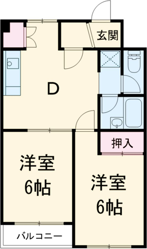 グランパ用賀の間取り