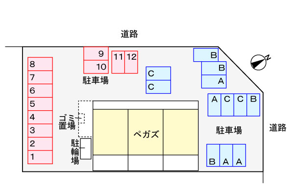 3/8 駐車場