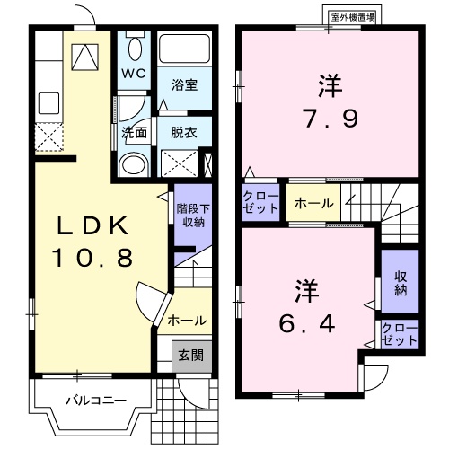 ソレビューフランⅡの間取り