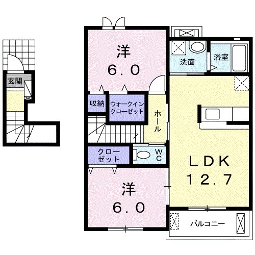アベニールの間取り