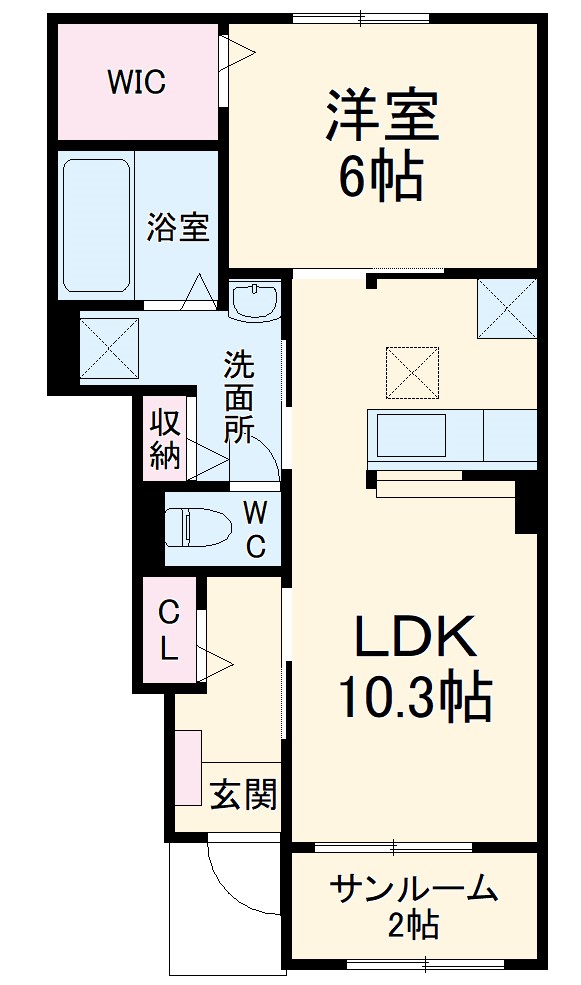エアリーヒルⅠの間取り