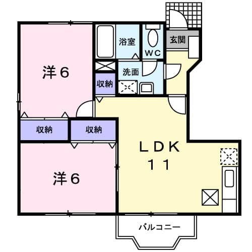 エヌ.アメニティAの間取り