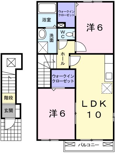 メゾン ブリーズ Ⅰの間取り