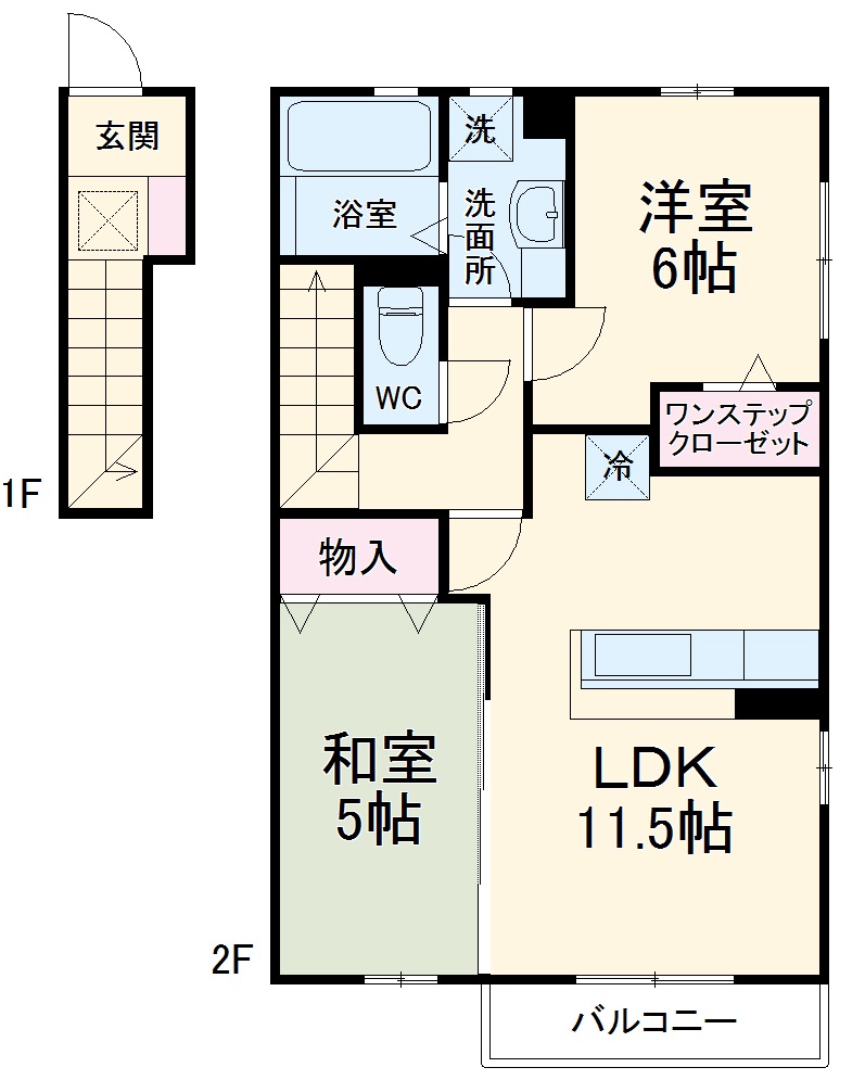 リバーサイド響の間取り