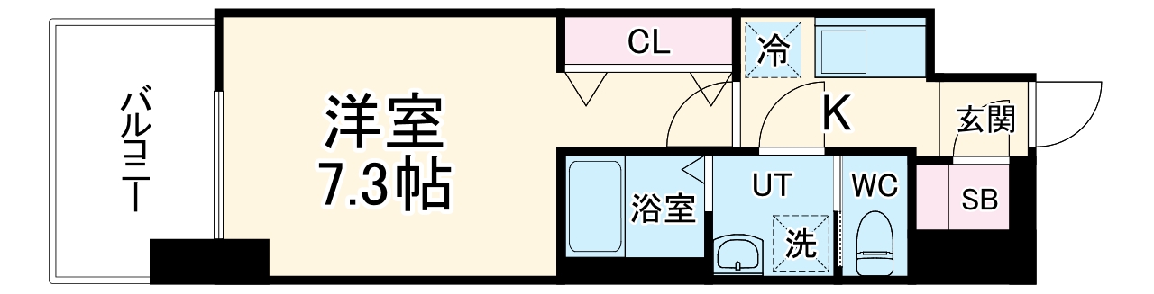 S-RESIDENCE名駅南の間取り