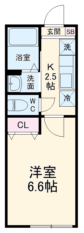 リベルディウム八千代の間取り