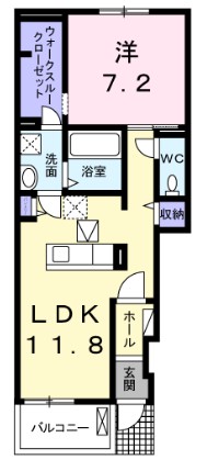 クレアージュ Ⅲの間取り