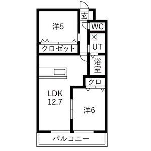 ハウス・ド采女の間取り