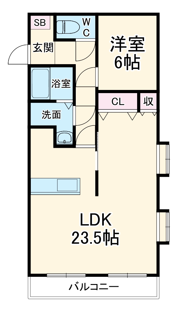 エクセレンスローベンの間取り