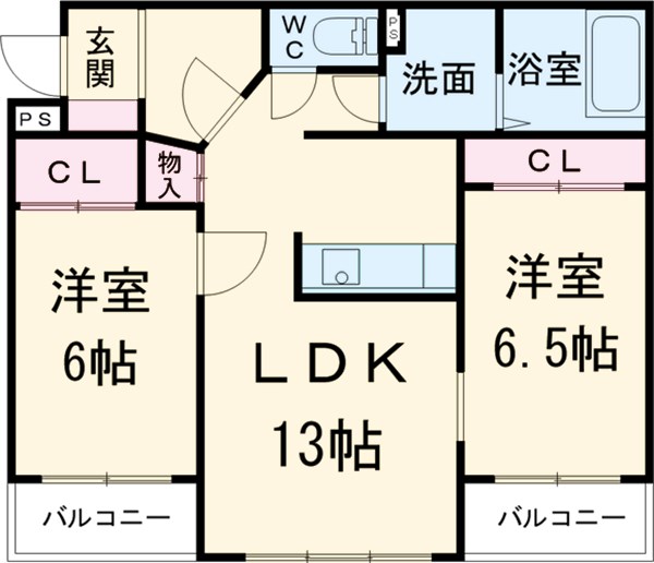 ル　シールの間取り