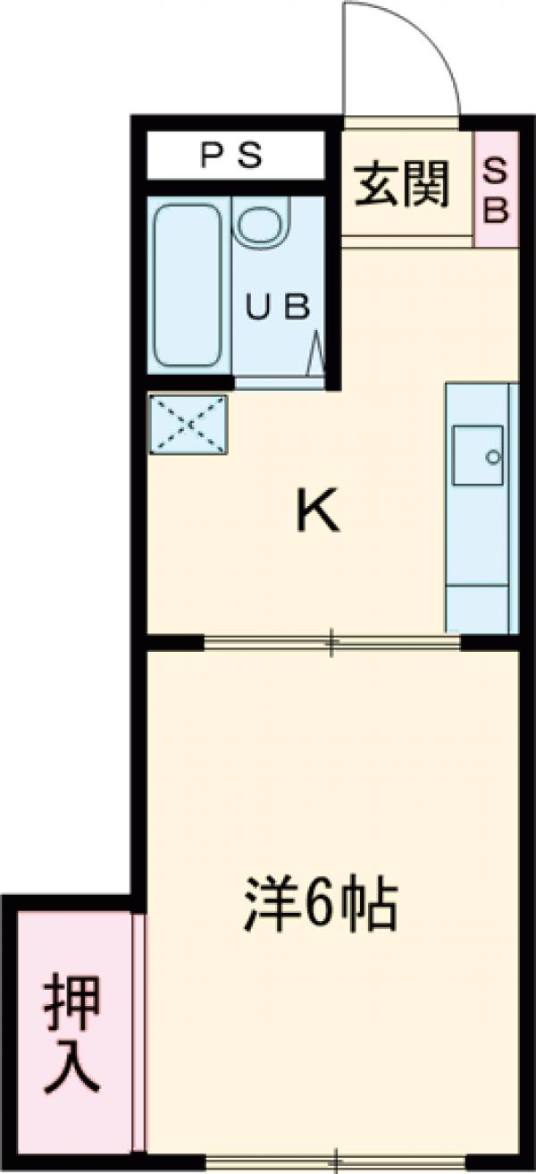 ルレーブ見川Ⅰの間取り