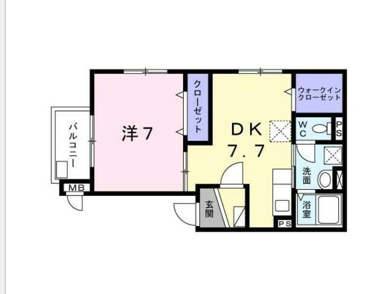 フォルトゥナ弦巻の間取り
