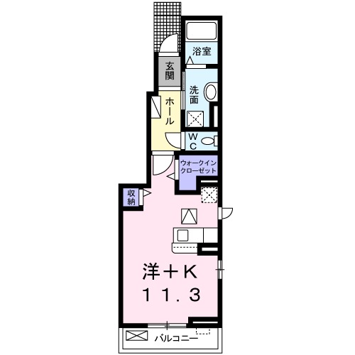 オリヴェート Bの間取り